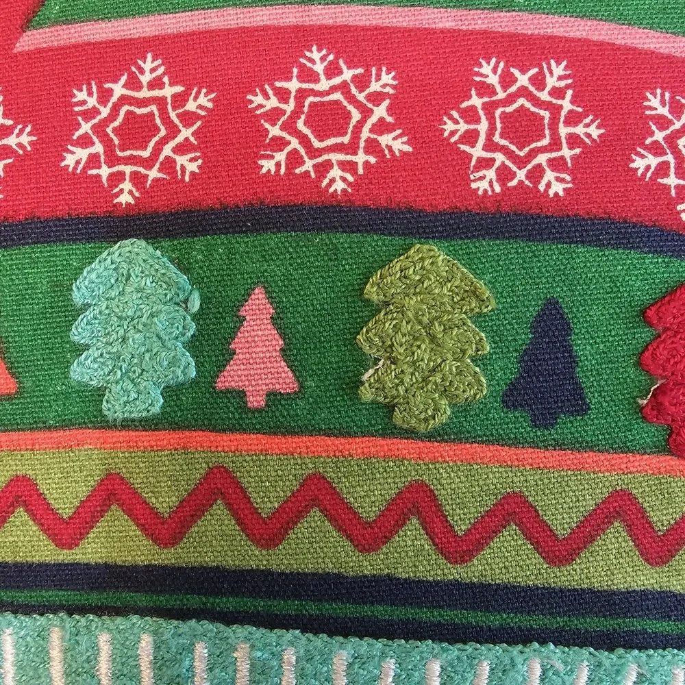 Christmas Throw Pillows Set Of 2 Winter Hat Holiday Decor Farmhouse Cottage Cozy